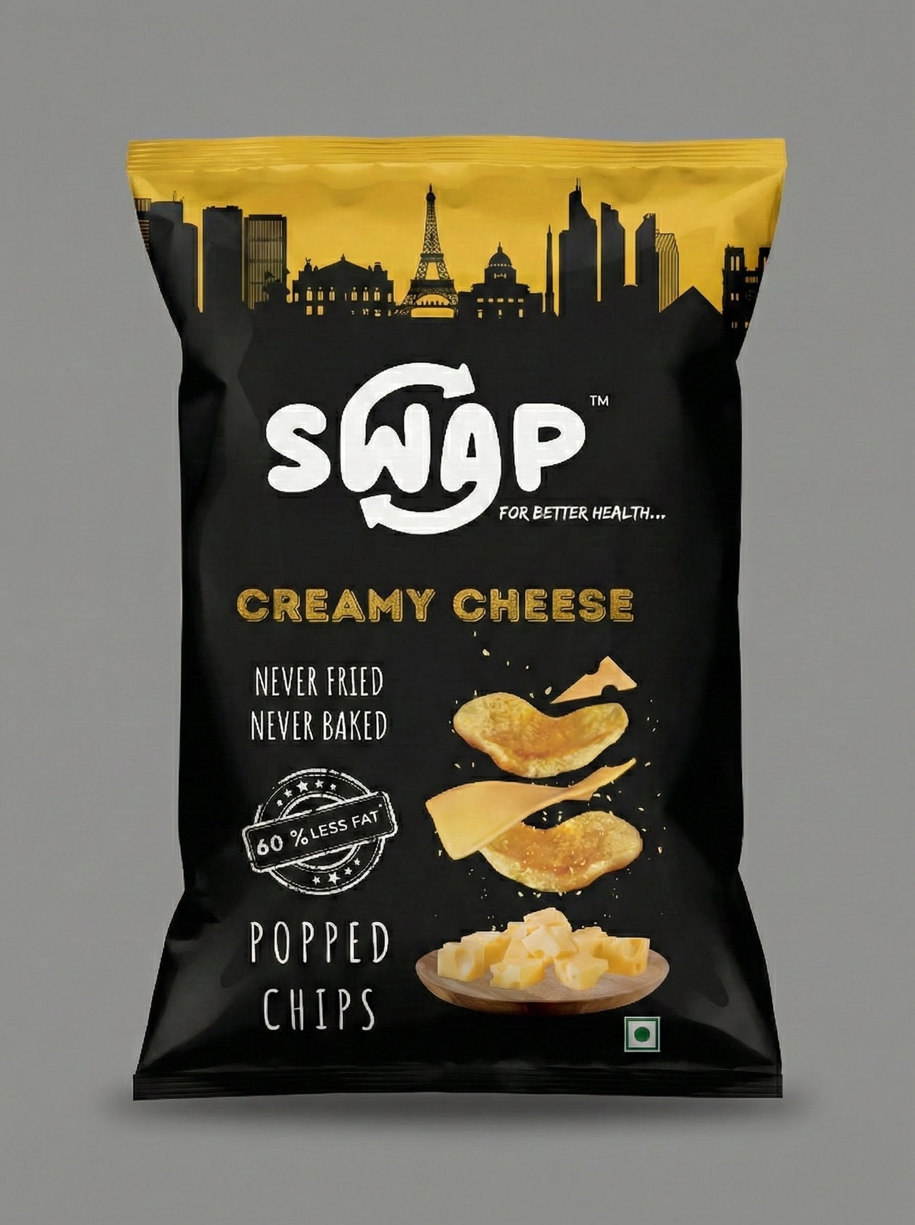 SWAP Creamy Cheese Popped Chips